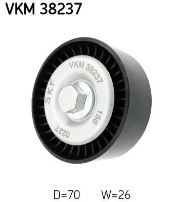 Rolo de desvio da correia trapezoidal estriada SKF ref. VKM 38237
